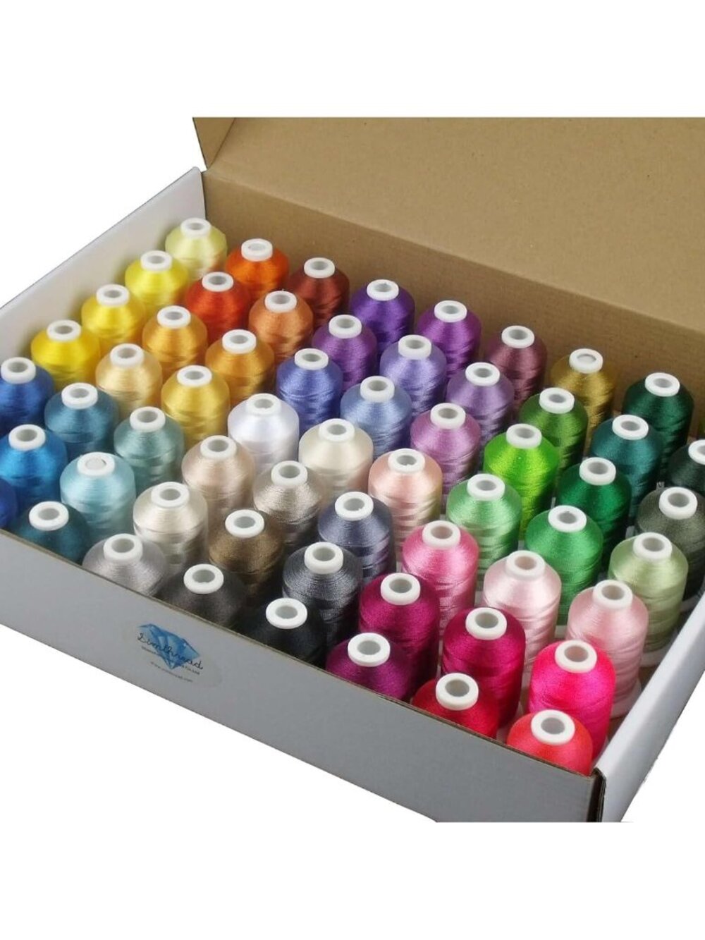 63 Colors Polyester Embroidery Machine Thread Kit